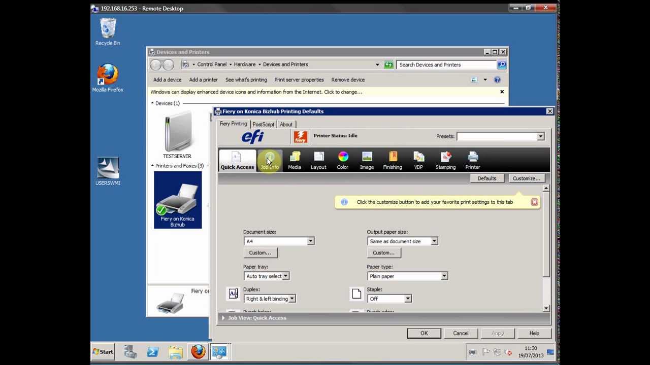 how to install fiery system software