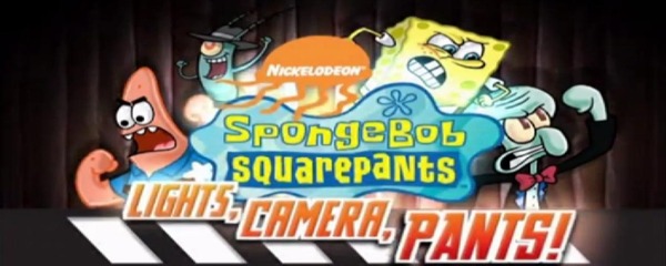 spongebob lights camera pants sandy
